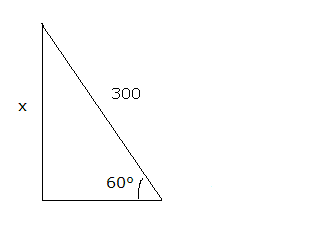 Encontrar x en un triangulo